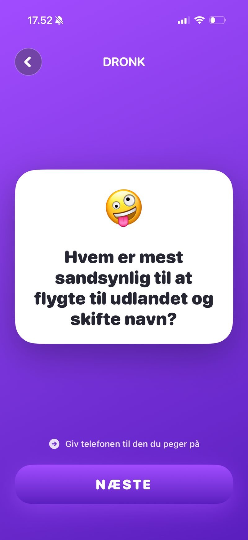 Vælg en pakke i Most Likely To