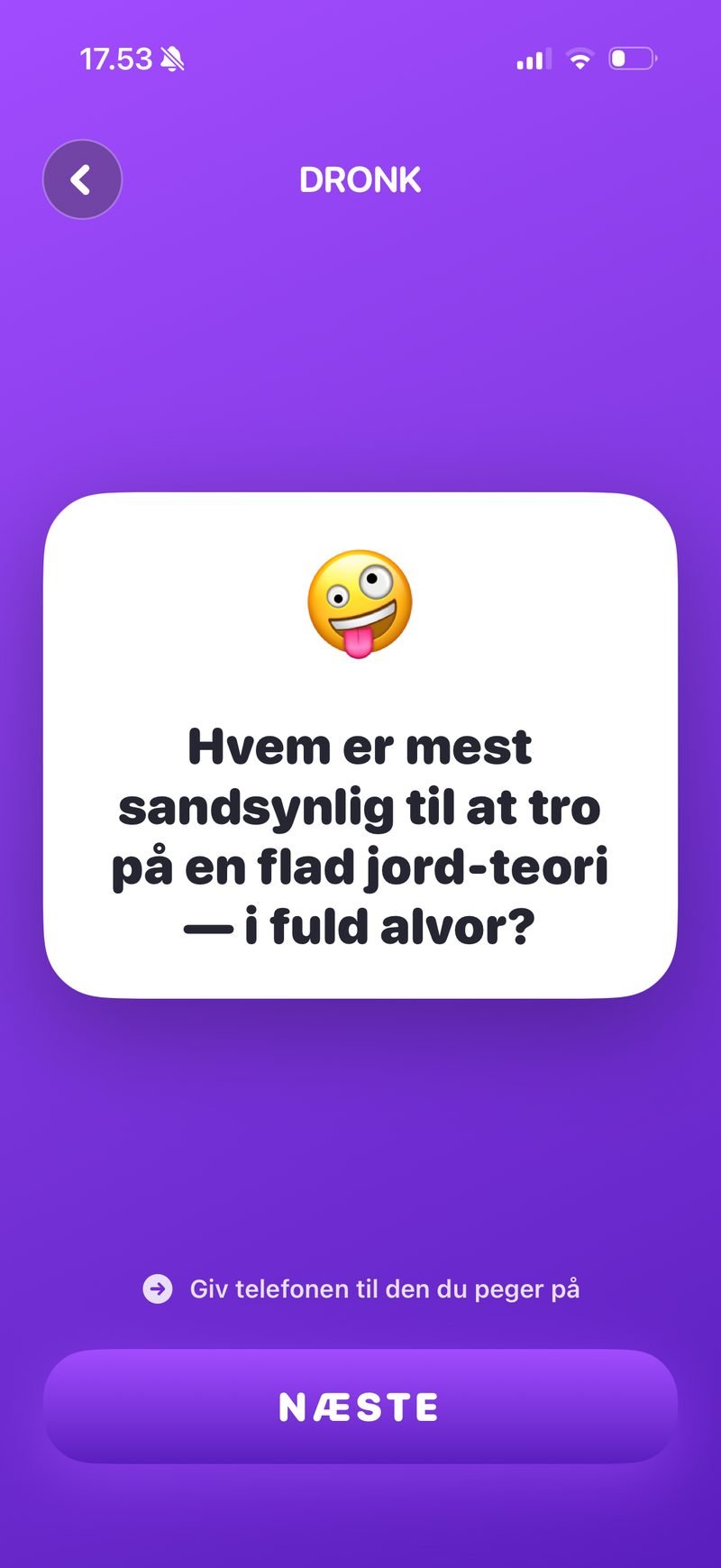 Læs Most Likely To-spørgsmålet højt