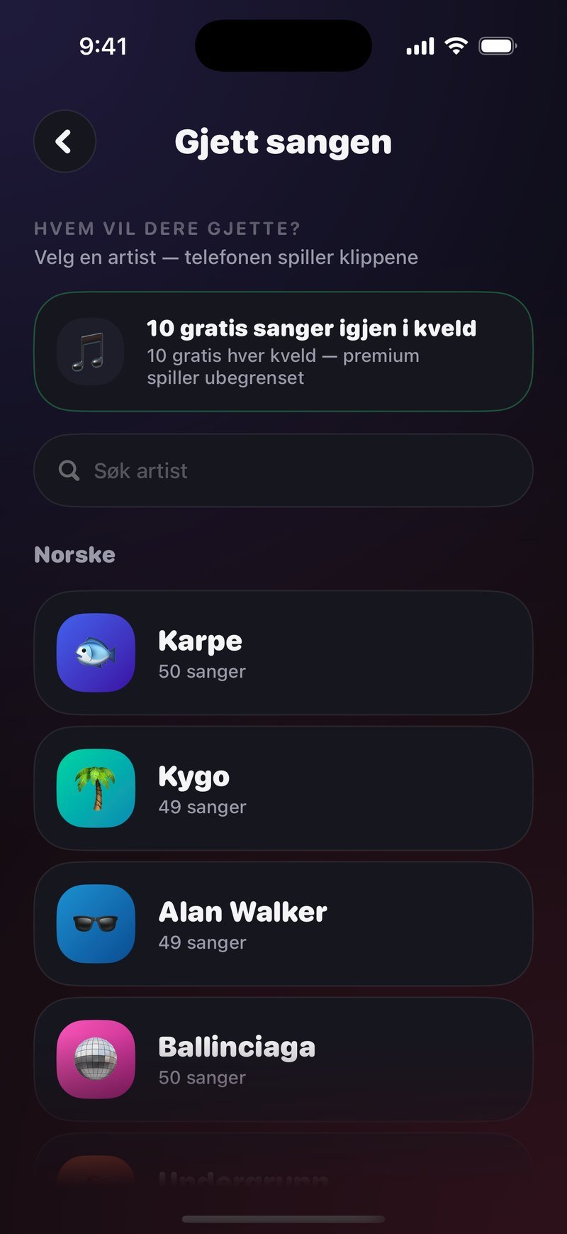 Gjett sangen i Dronk: velg en norsk artist som Karpe, Kygo, Alan Walker eller Ballinciaga