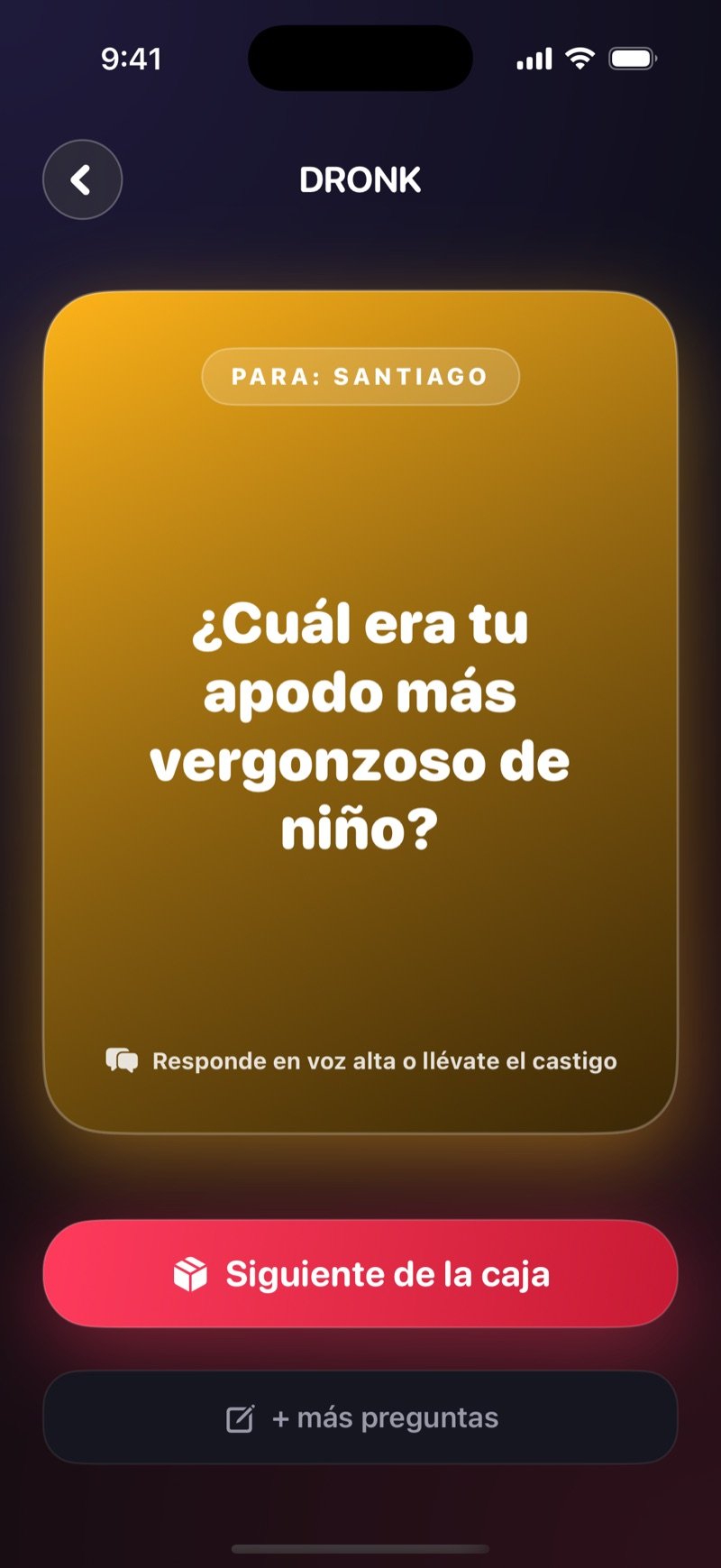 La Caja de Pandora en la app Dronk: una pregunta anónima